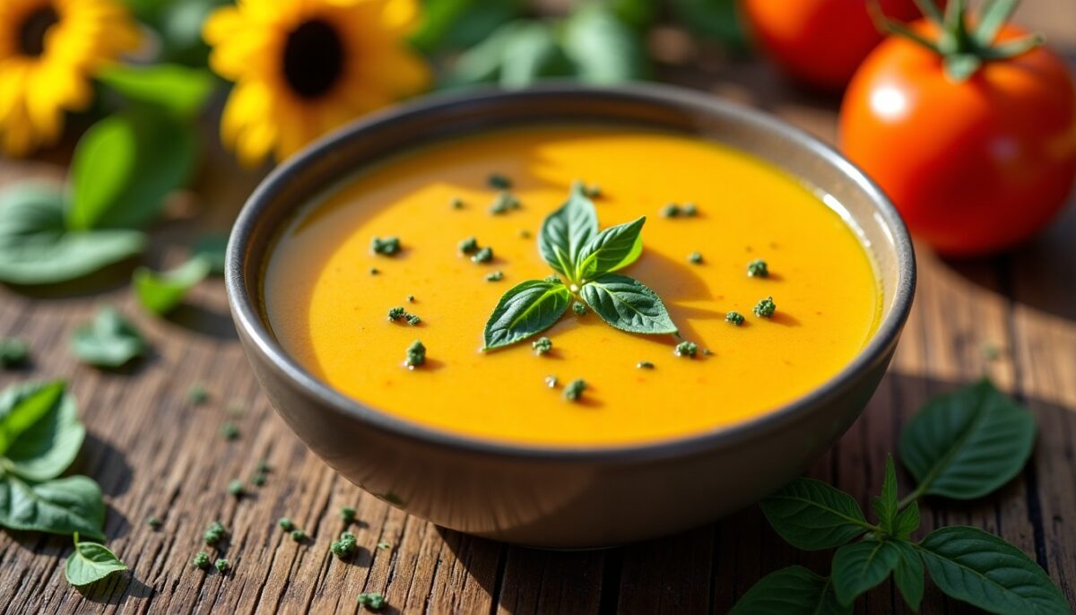 Gaspacho de tomates jaunes : la star rafraîchissante qui enflamme l’apéro pour tous
