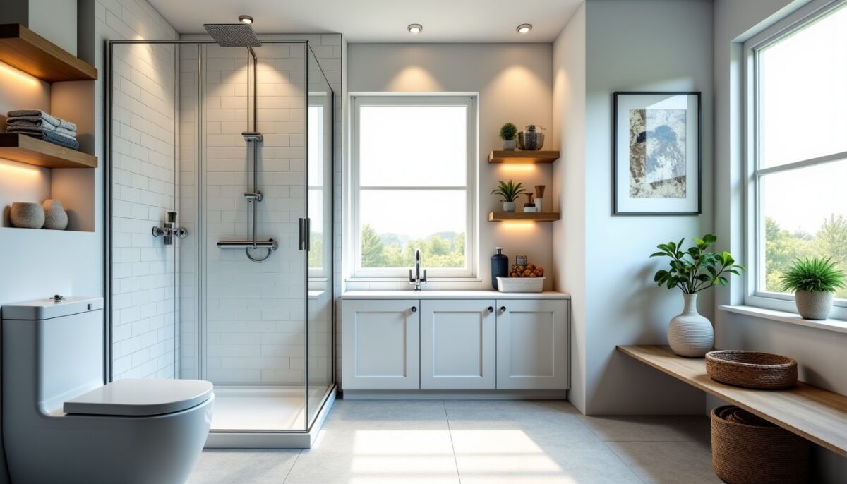 Douche à l'italienne dans une petite salle de bain : conseils ingénieux et idées pour optimiser l'espace