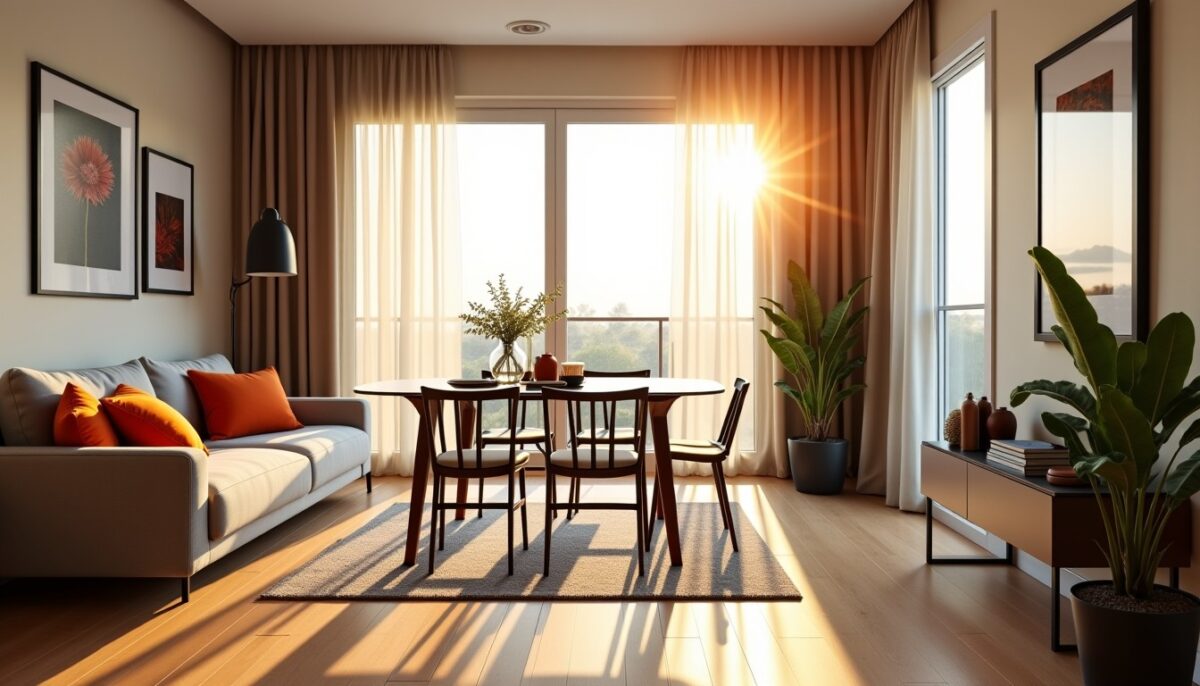Astuces ingénieuses pour aménager un salon-salle à manger de 20m² alliant élégance et fonctionnalité