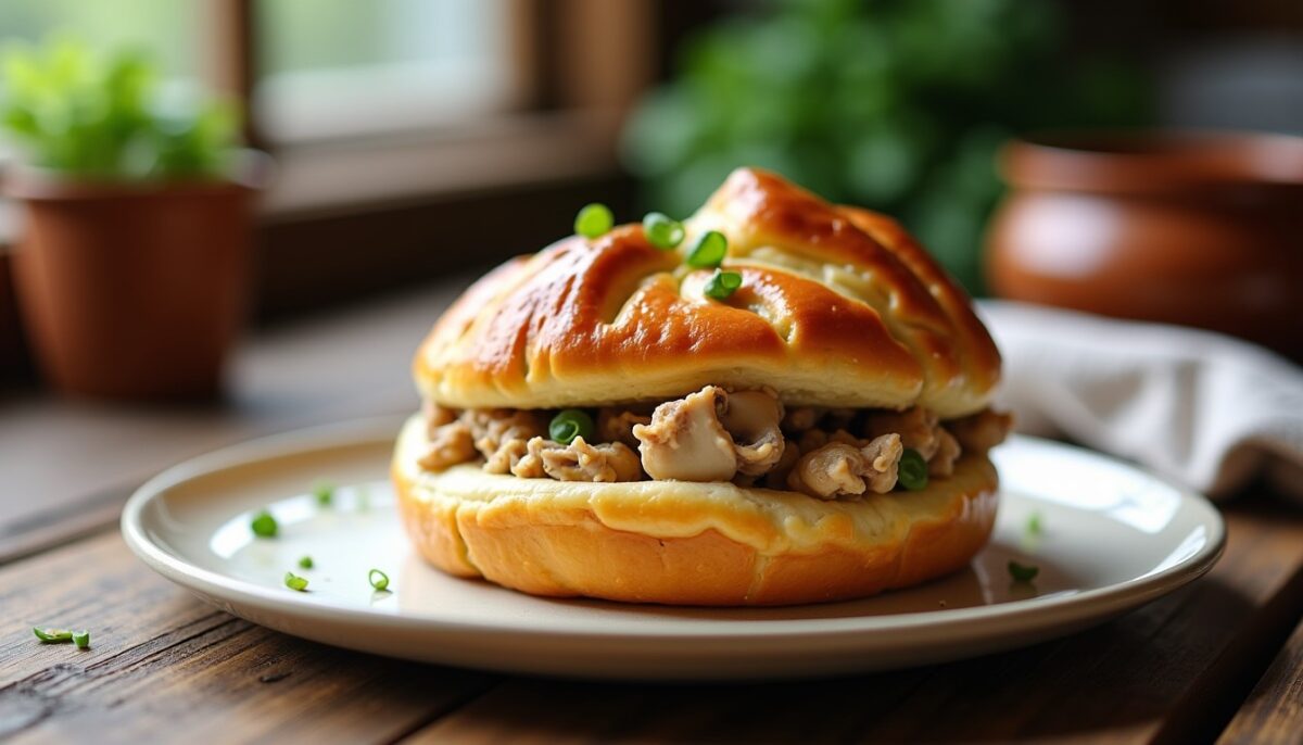 Délicieux vol-au-vent à l'ancienne : poulet et champignons, une recette simple et rapide