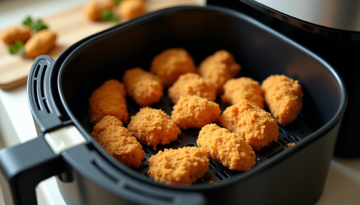 Comment réaliser facilement des nuggets croustillants grâce à l'airfryer