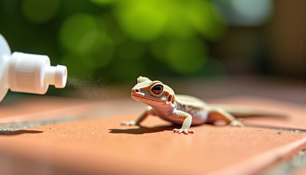 Vinaigre blanc contre les lézards : un répulsif naturel puissant et astuces pour bien l'utiliser